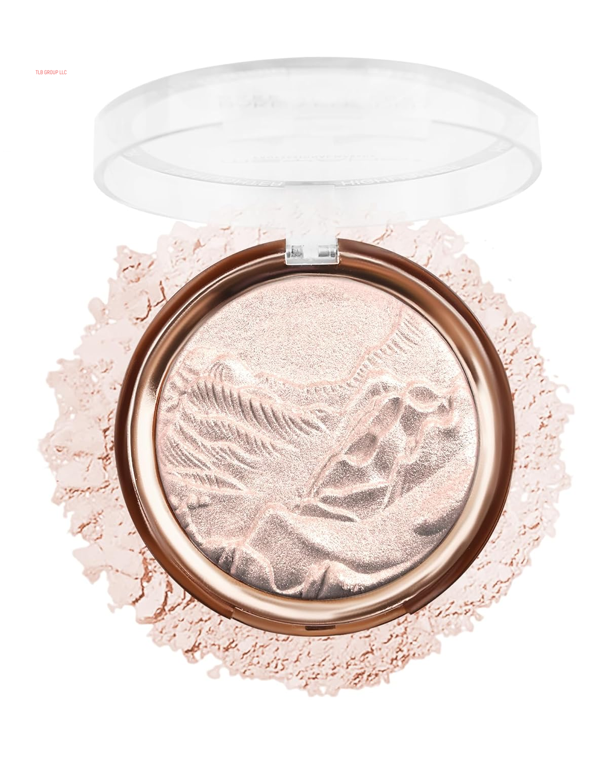 Baked Highlighter Blush Powder Palette-2-In-1 Blush Highlighter Face Makeup, Sheer Shimmer Rose Pink Highlighting Palette for Face Eye Cheeks,Mother'S Day Makeup Gift for Women, 0.38 Oz-Rose Glow