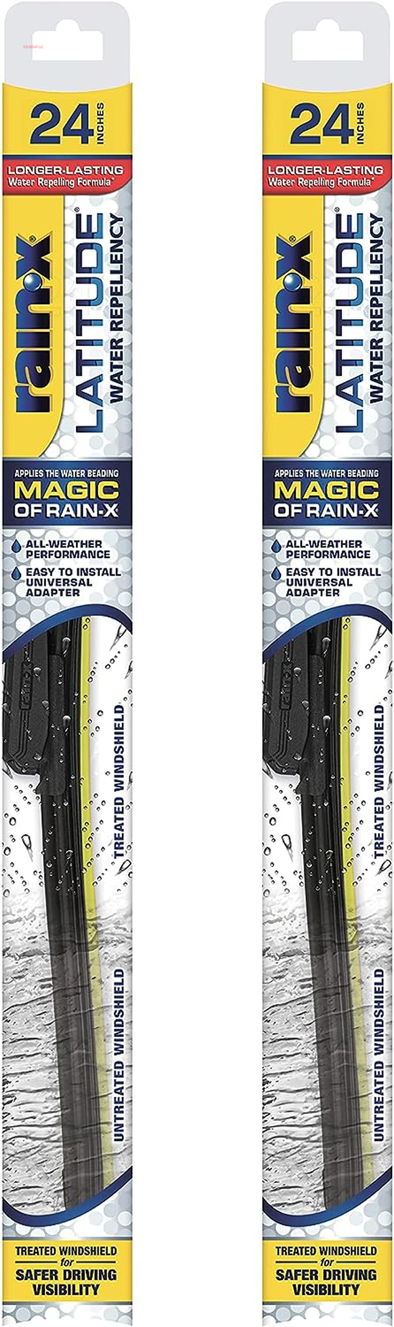 810165 Latitude 2-In-1 Water Repellent Wiper Blades, 22 Inch Windshield Wipers (Pack of 2), Automotive Replacement Windshield Wiper Blades with Patented  Water Repellency Formula