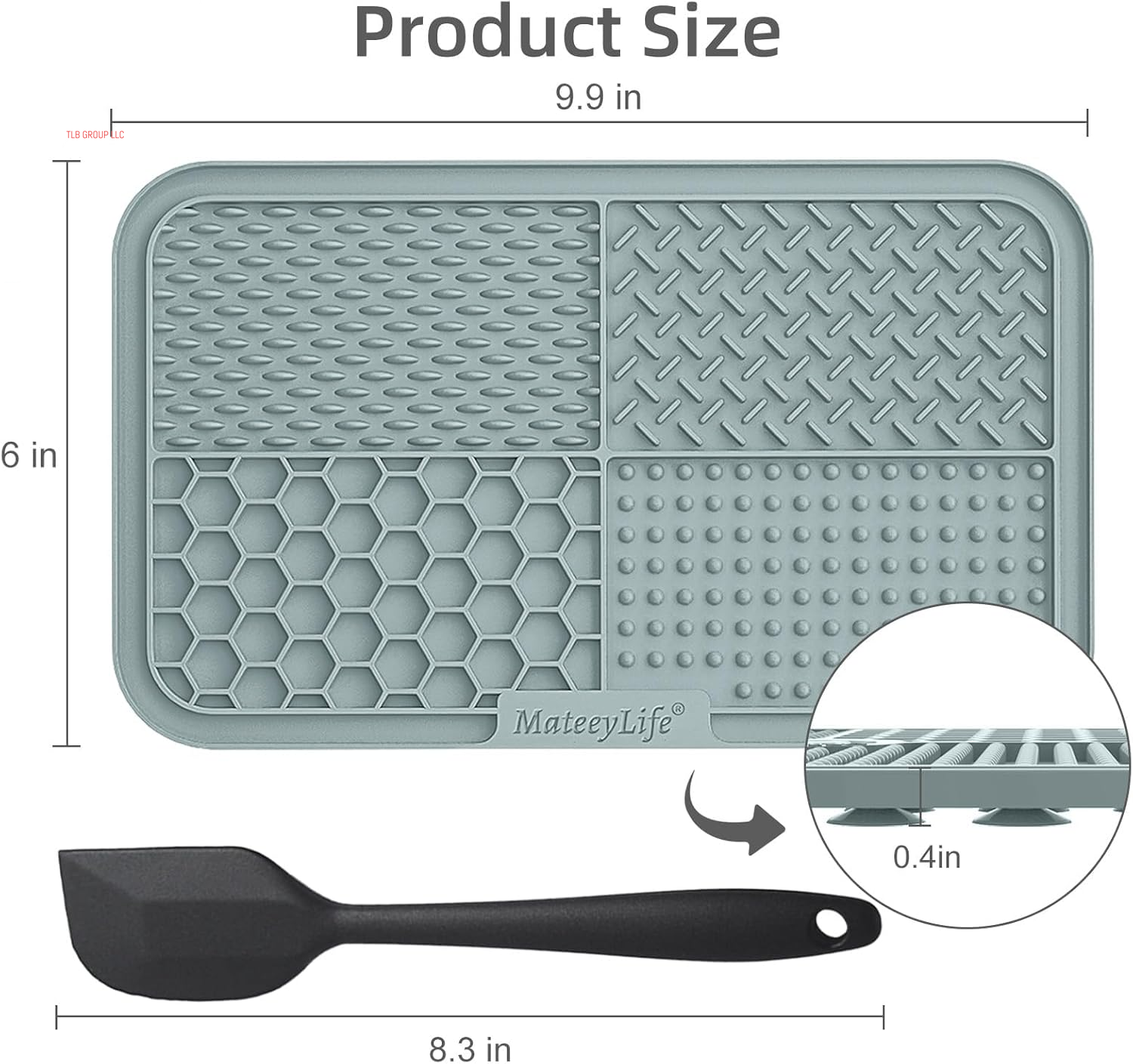 2PCS Large Lick Mat for Dogs with Suction Cups, Slow Feeder Bowls, Cat Lick Mat for Anxiety Relief, Dog Toys to Keep Them Busy, Enrichment Toys for Bathing, Cat Licking Pad for Boredom