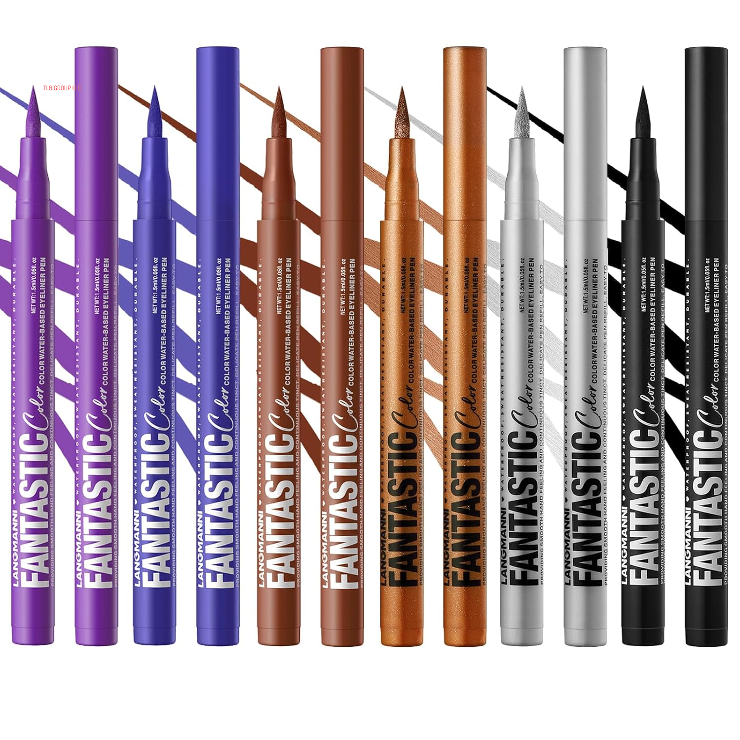 12 Colors Matte Liquid Eyeliner Set, Neon Colorful Pigmented with Long-Lasting, Smudgeproof & Waterproof Eye Liner Makeup for Bold & Stunning Looks - Gift for Girls