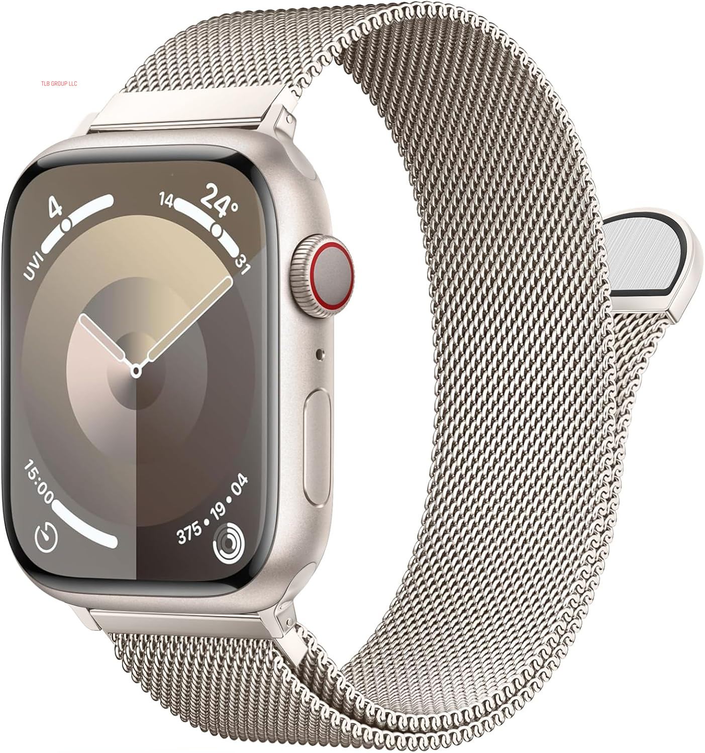 Stainless Steel Milanese Loop Compatible with Apple Watch Band 46Mm 42Mm 44Mm 45Mm 49Mm 38Mm 40Mm 41Mm Men and Women, Mesh Loop Magnetic Clasp Replacement for Iwatch Bands Ultra Series 10 9 8 7 SE 6 5 4 3 2 1