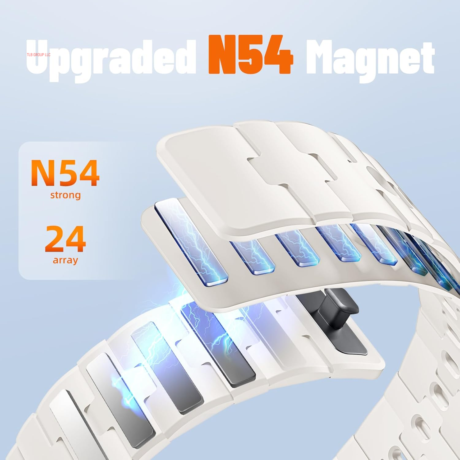 Magnetic Watchband Compatible with Apple Watch Bands for Men 45Mm 44Mm 46Mm 49Mm 42Mm Women, Soft Silicone Sport Strap for Iwatch Band Series 10 Ultra 2 SE 9 8 7 6 5 4, A-Starlight