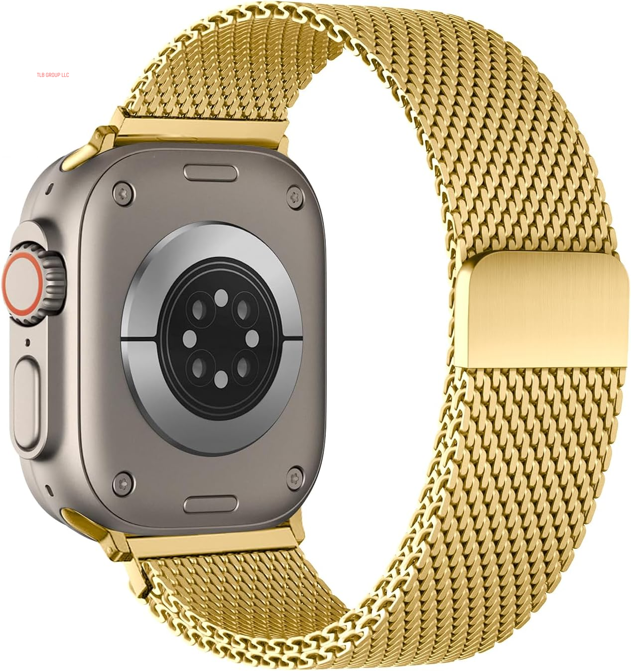 Milanese Mesh Loop Compatible with Apple Watch Ultra 2 Band 49Mm 46Mm 45Mm 44Mm Men Women,Stainless Steel Wider Metal Strap Magnetic Buckle Strap for Iwatch Ultra2/Ultra SE Series 10/9/8/7/6/5/4/3