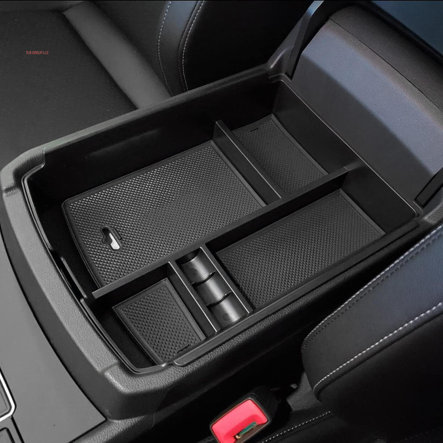 for VW Atlas and Cross Sport Accessories Center Console Organizer 2018 2019 2020 2021 2022 2023 Insert ABS Armrest Box Secondary Storage (Not Fit for 2024)