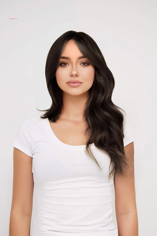 NINFAS Hair Extension, 100% Virgin Cuticle Remy Human Hair Tape-In Hair Extensions - Gold Line, #1 BLACK, 14 Inch, 20 Pieces per Unit