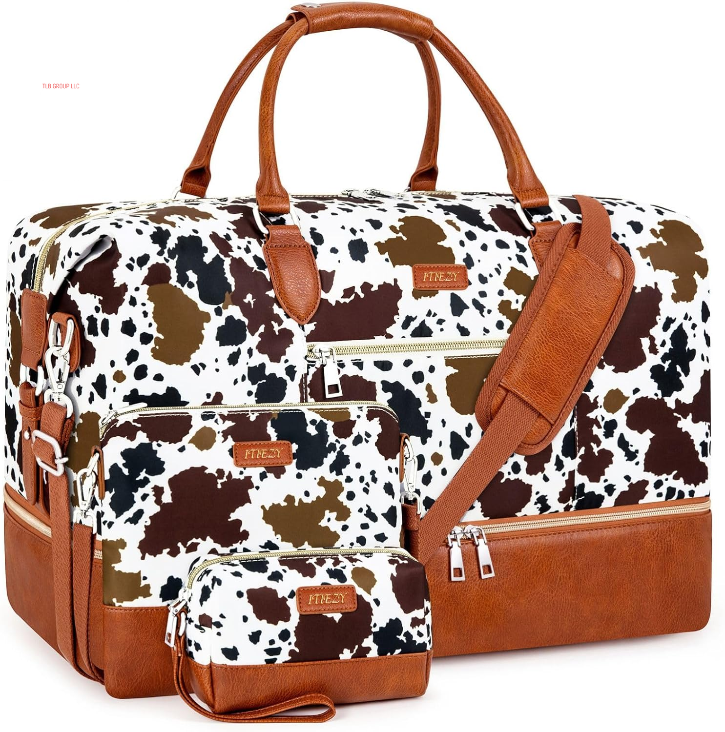 Weekender Bag for Women, Travel Duffel Bag Carry on Overnight Bag with Shoe Compartment Large Nylon Travel Weekend Tote Bag