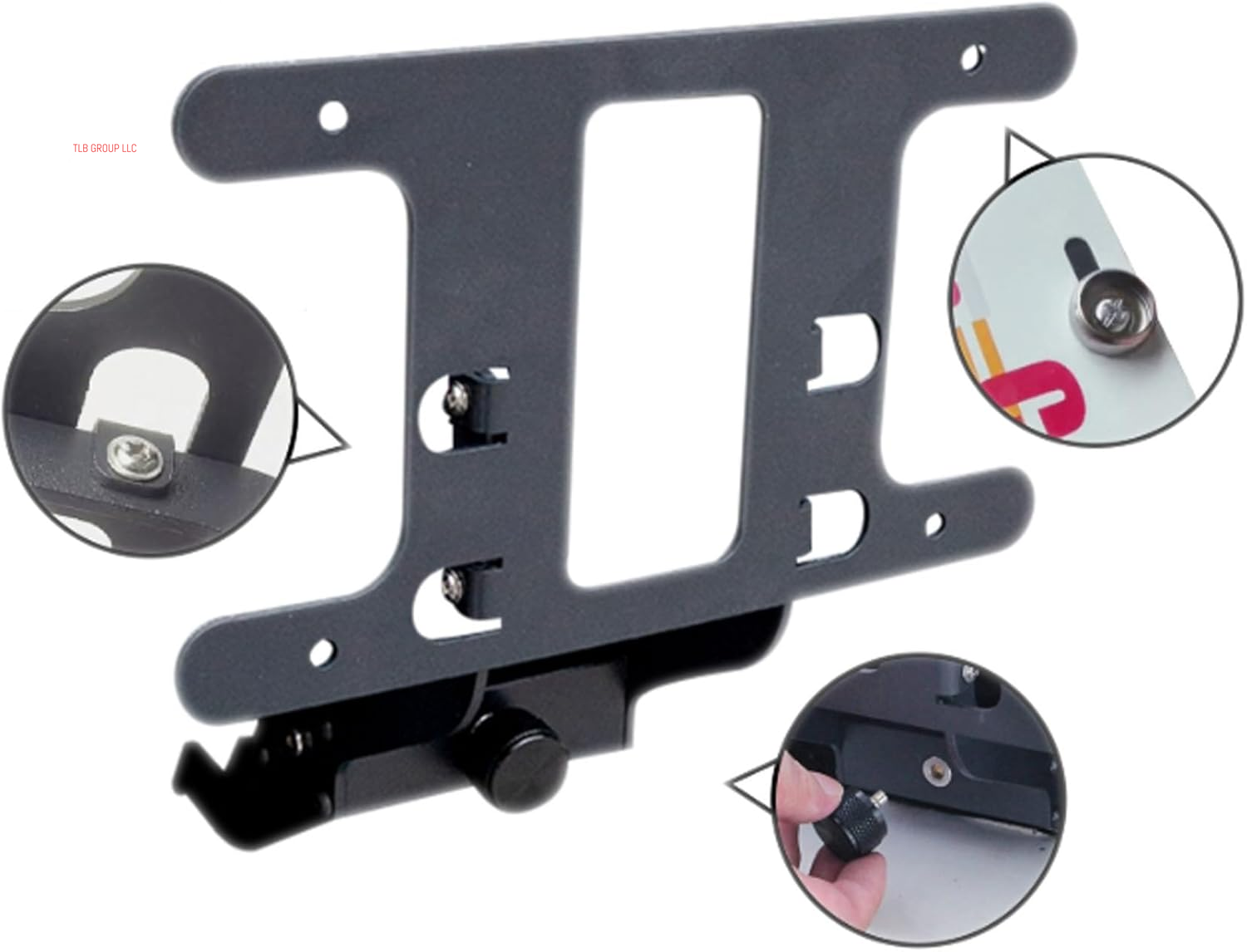 Quick Release Removable Front License Plate Mount Holder for Tesla Newer 2024+ Model 3 Anti-Theft Easy-Clip Pop-Off Accessories