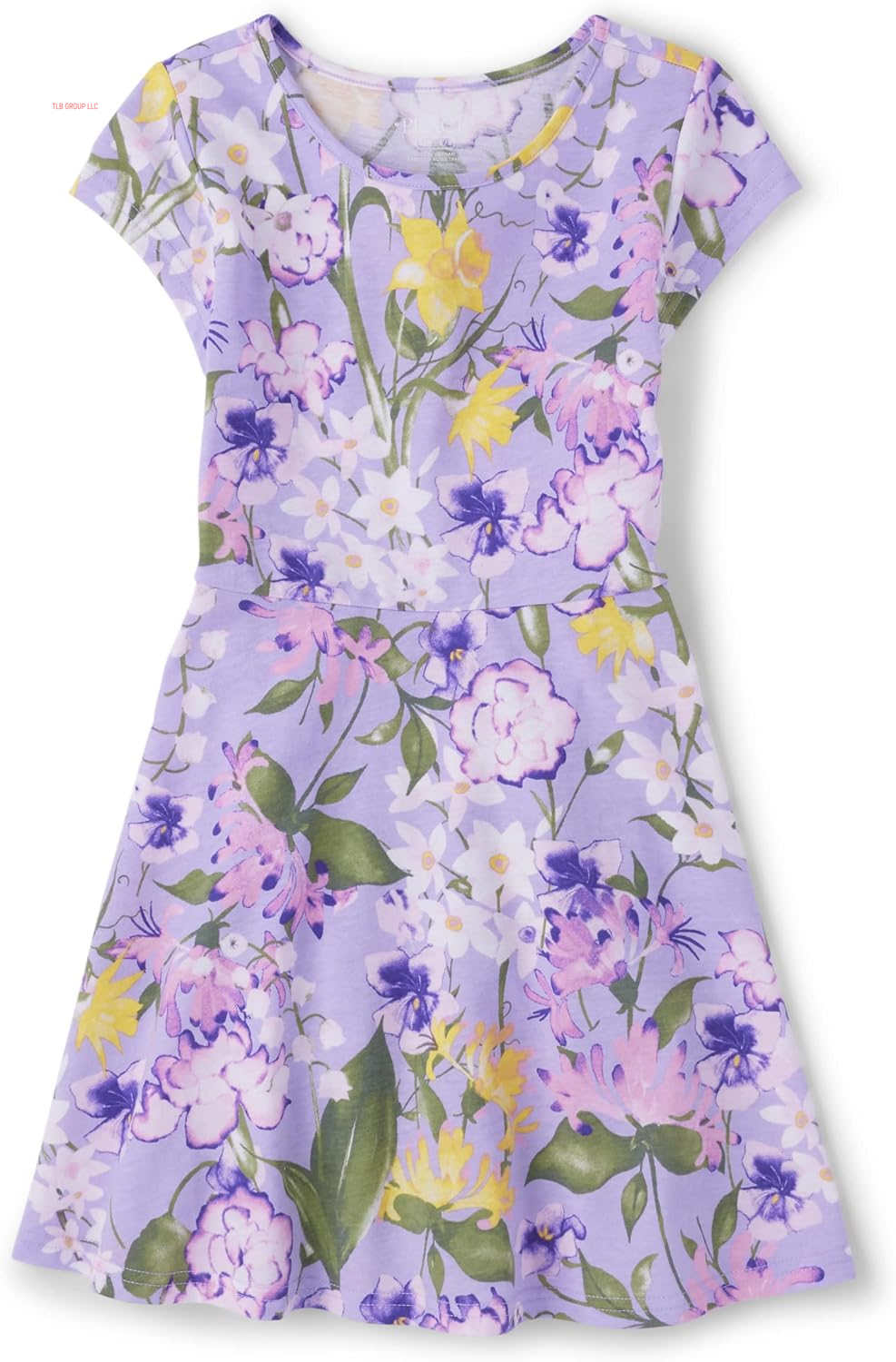 Girls' Short Sleeve Fashion Skater Dress