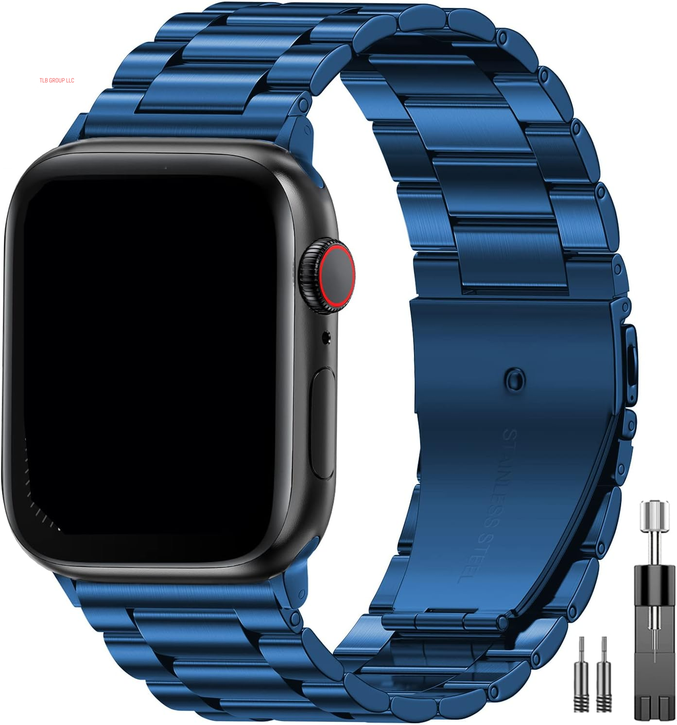 Metal Band Compatible with Apple Watch Band 49Mm 46Mm 45Mm 44Mm 42Mm 41Mm 40Mm 38Mm Men & Women, Business Stainless Steel Strap for Iwatch Bands Ultra 2, SE, Ultra Series 9 8 7 6 5 4 3 2 1