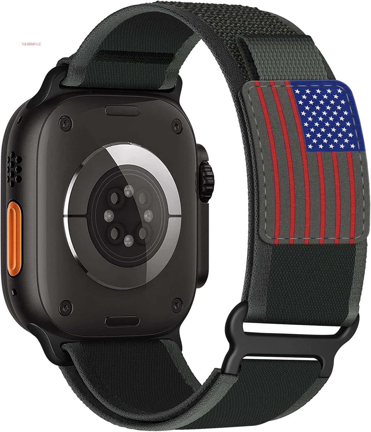 Trail Loop Nylon Band - Compatible with Apple Watch Ultra 2 Band 49Mm 46Mm 45Mm 44Mm 42Mm 41Mm 40Mm 38Mm Men Women,Rugged Braided Elastic Weave Sport Strap for Iwatch Ultra Series 10/9/8/7/6/SE/5/4/3