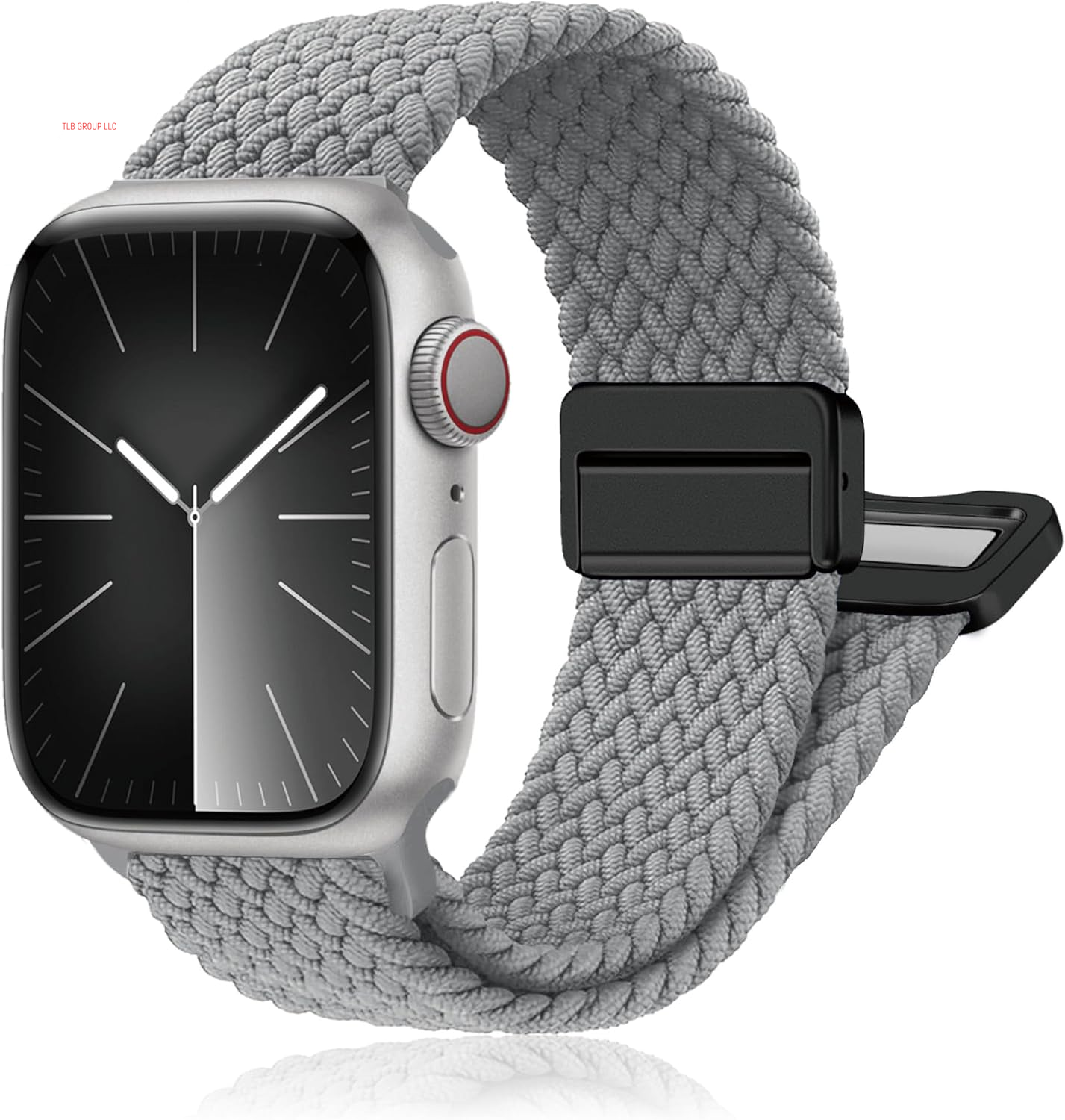 Magnetic Braided Stretchy Loop - Compatible with Apple Watch Band 42Mm 46Mm 40Mm 41Mm 44Mm 45Mm 38Mm Ultra/2 49Mm Women Men,Elastic Woven Fabric Nylon Strap for Iwatch Ultra Series 10 9 8 7 6 5 4 3 SE