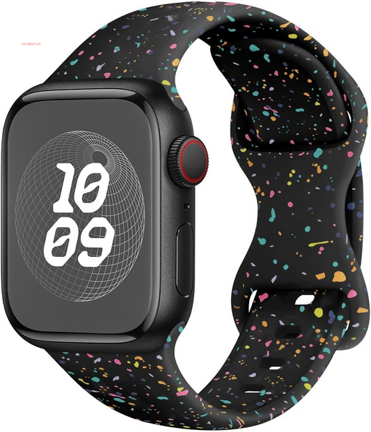 Sport Bands for Apple Watch Band 40Mm 41Mm 38Mm 44Mm 45Mm 46Mm 42Mm Iwatch Bands for Women Kids Men,Cute Recycled Plastic Silicone Strap for Apple Watch Series 10 9 8 7 6 5 4 3 SE 2Nd Ultra/2 49Mm