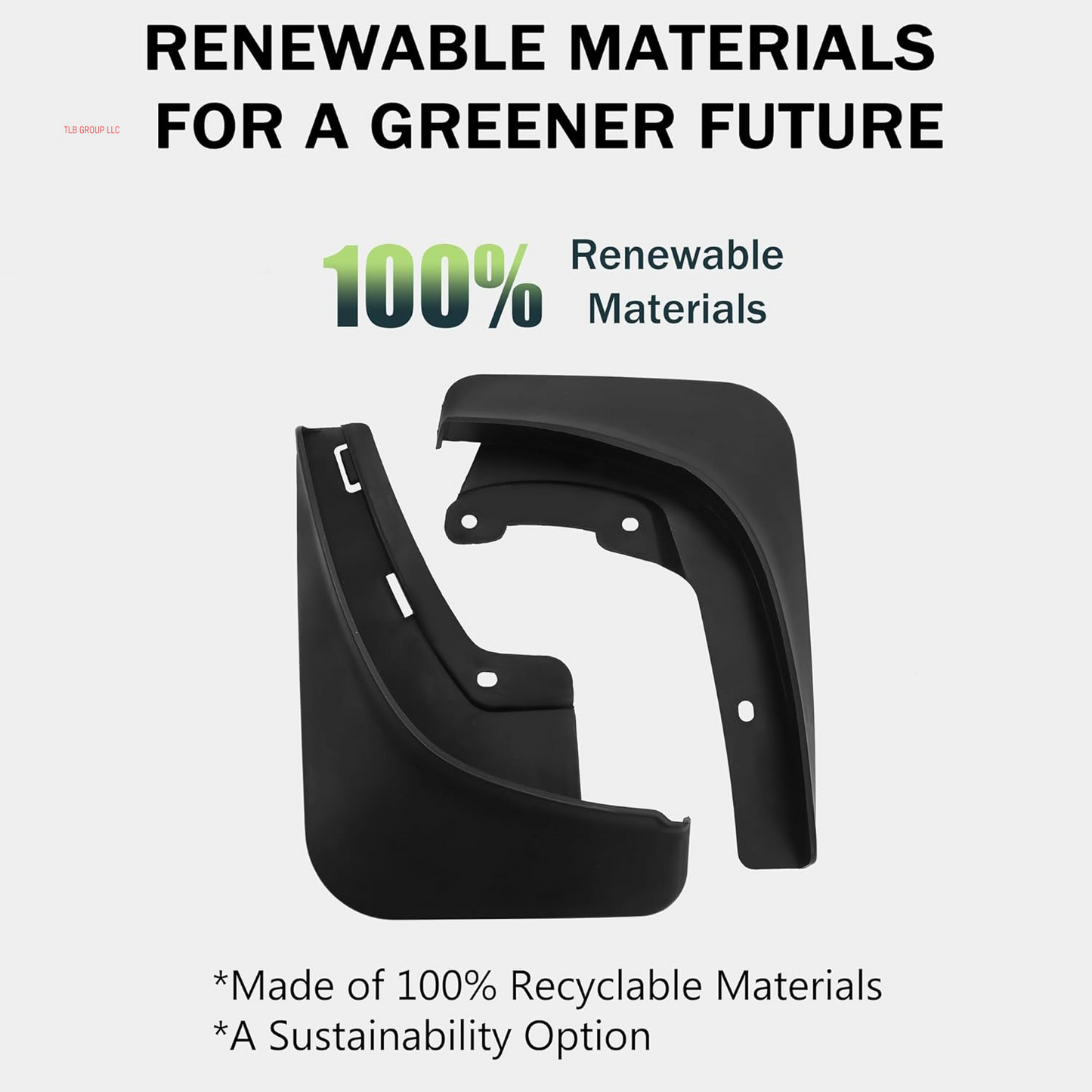 Mud Flaps for Tesla Model 3 Highland Fenders Splash Guards Non-Porous Durable All-Weather Protection Fenders for Tesla Accessories(Set of 4)