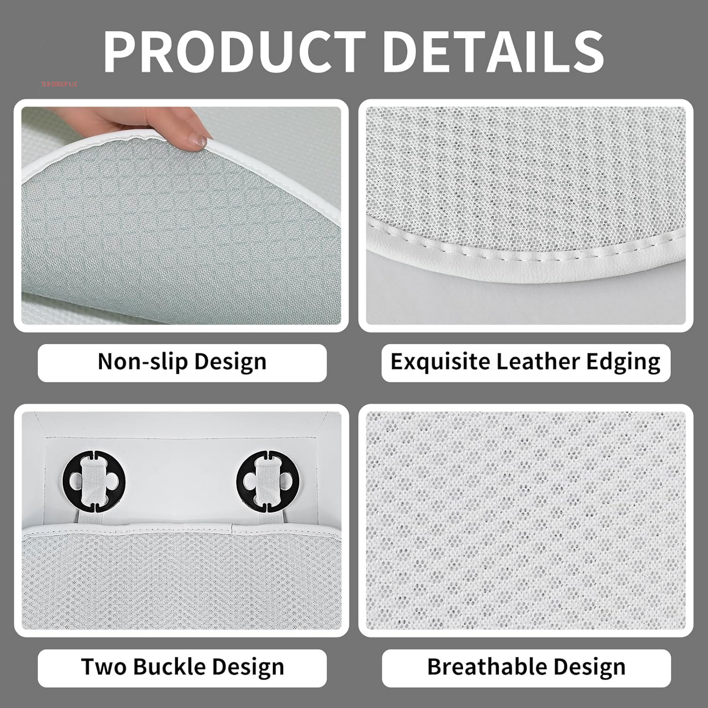 2025 Front Bottom Seat Covers for Tesla Model 3/Y [Breathable Mesh & Anti-Slip & Washable] 2PCS Seat Protectors for Tesla Model Y Model 3 Accessories 2025 2024-2017 White