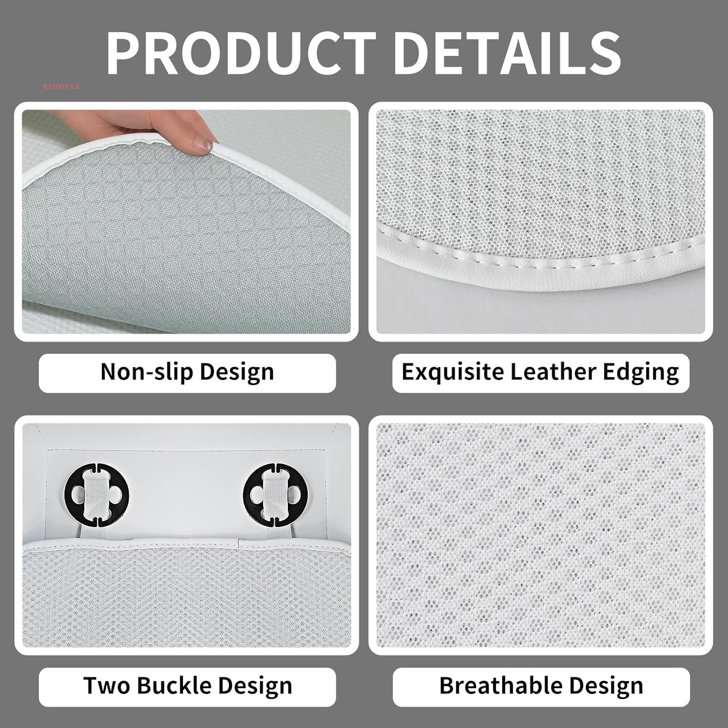 2025 Front Bottom Seat Covers for Tesla Model 3/Y [Breathable Mesh & Anti-Slip & Washable] 2PCS Seat Protectors for Tesla Model Y Model 3 Accessories 2025 2024-2017 White