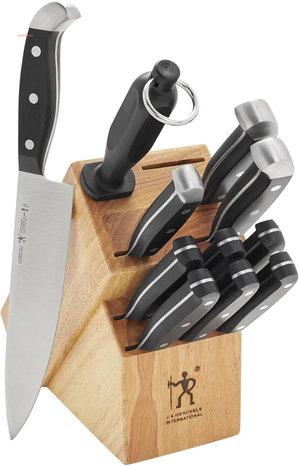 Premium Quality 15-Piece Knife Set with Block, Razor-Sharp, German Engineered Knife Informed by over 100 Years of Masterful Knife Making, Lightweight and Strong, Dishwasher Safe