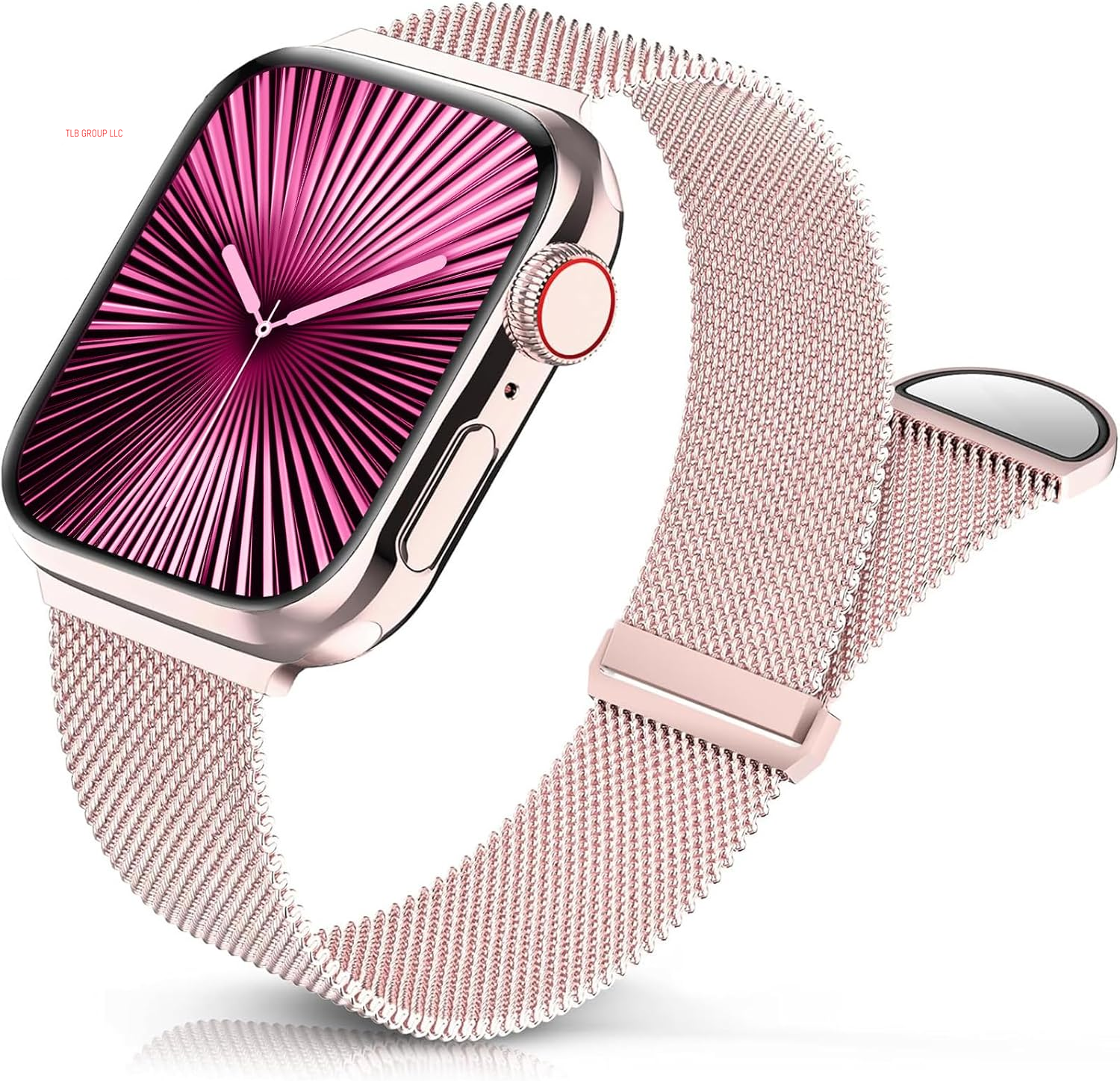 Milanese Mesh Loop Compatible with Apple Watch Bands 42Mm 44Mm 45Mm 46Mm 49Mm 38Mm 40Mm 41Mm for Men Women, Stainless Steel Mesh Strap for Iwatch Series 10 9 8 7 6 SE 5 4 3 2 1 Ultra