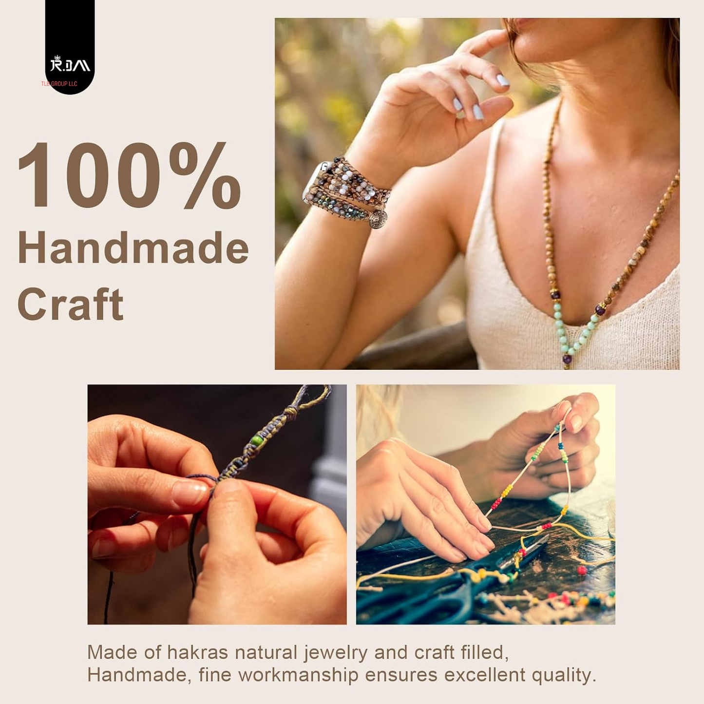 Boho Beaded Watch Band Women and Geniuen Leather Band Bundles