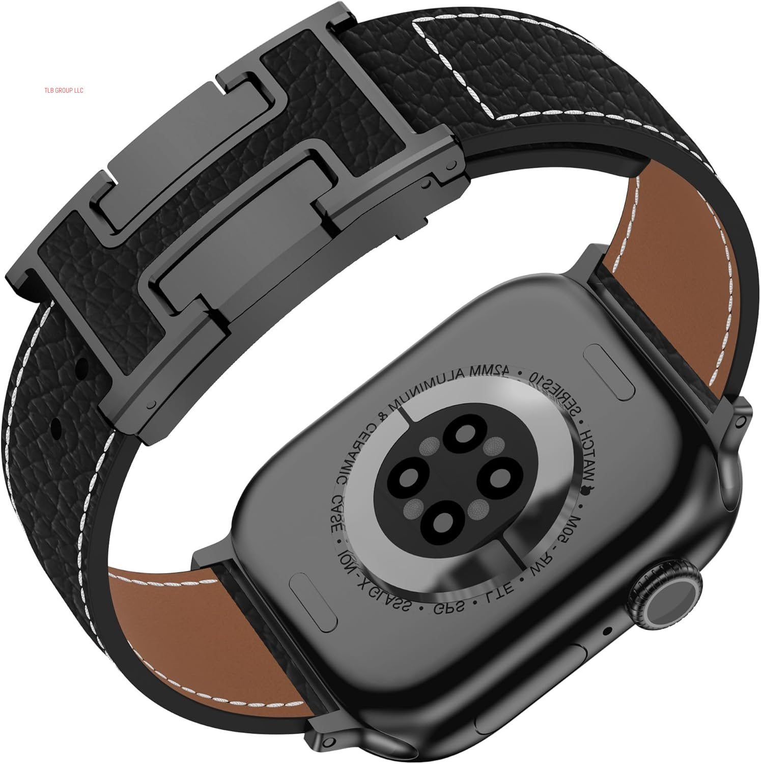 Leather Magnetic Watch Band Compatible with Apple Watch Ultra Band 49Mm 46Mm 45Mm 44Mm 42Mm 41Mm 40Mm 38Mm,Designer Replacement Strap for Women Men Iwatch Ultra 2/Ultra/Se/Series 10/9/8/7/6/5/4/3/2/1