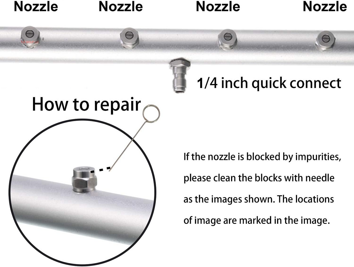 Pressure Washer Undercarriage Cleaner, 16 Inch Undercarriage Washer, Pressure Washer under Car Cleaner with Straight Extension Wand, 4000 PSI
