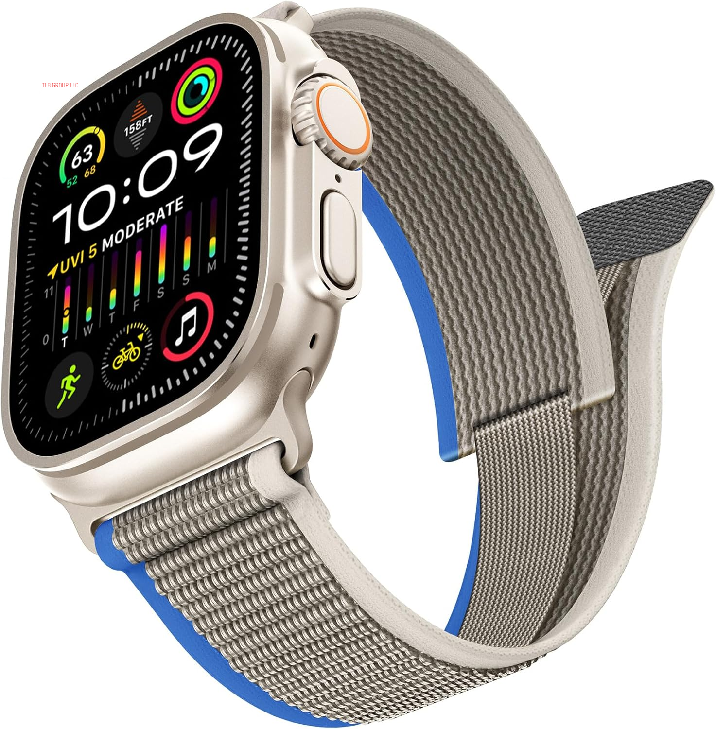 Trail Loop Nylon Band Compatible for Apple Watch Ultra Band Ultra 2 Series 9 Series 8 Series7 SE 6 5 4 3 2 1
