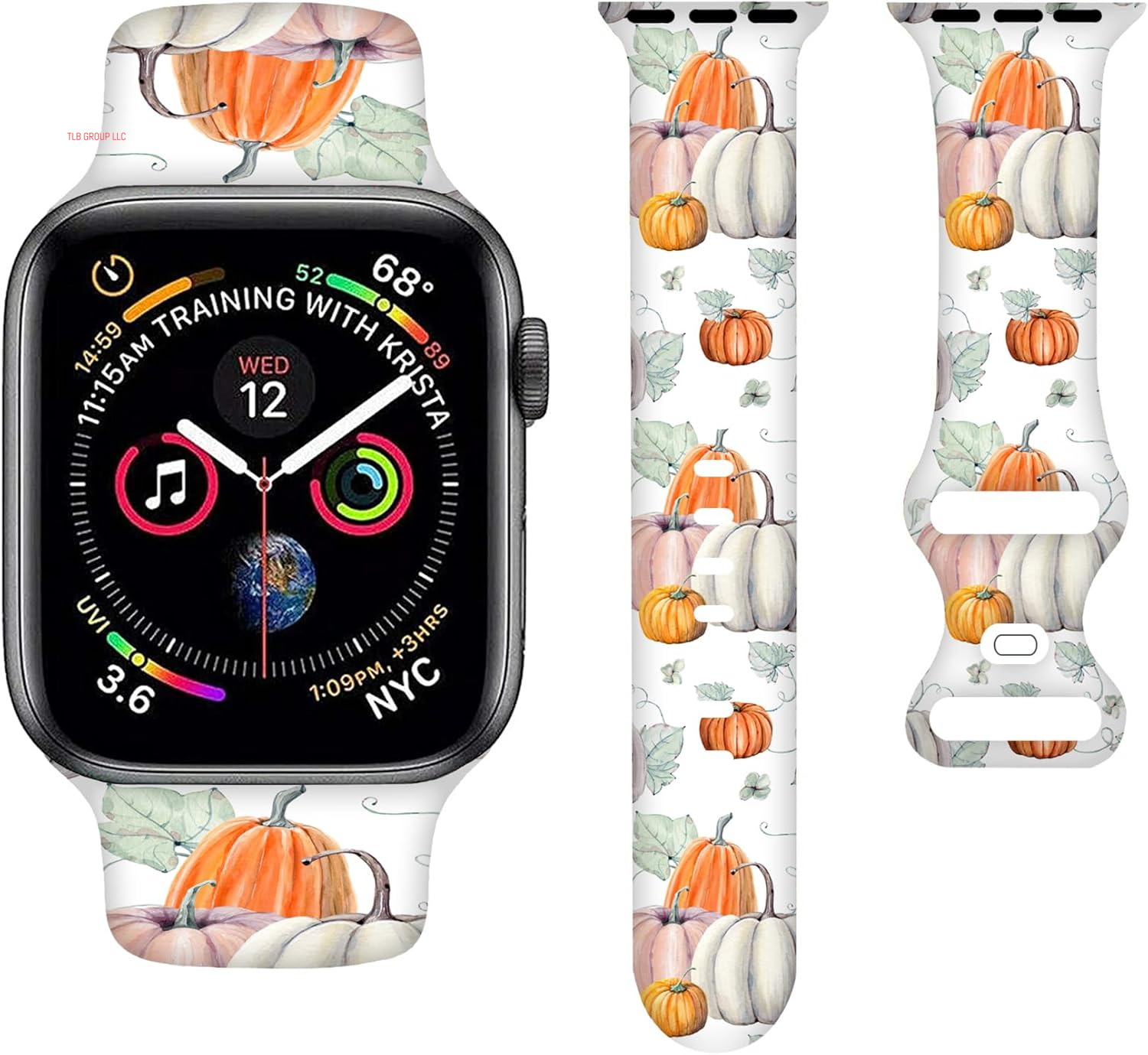 Sport Bands Compatible with Apple Watch Band 38MM 40MM 41MM 42MM 44MM 45MM 49MM, Silicone Strap Compatible with Iwatch Bands Ultra Series SE 9 8 7 6 5 4 3 2 1 for Women Men