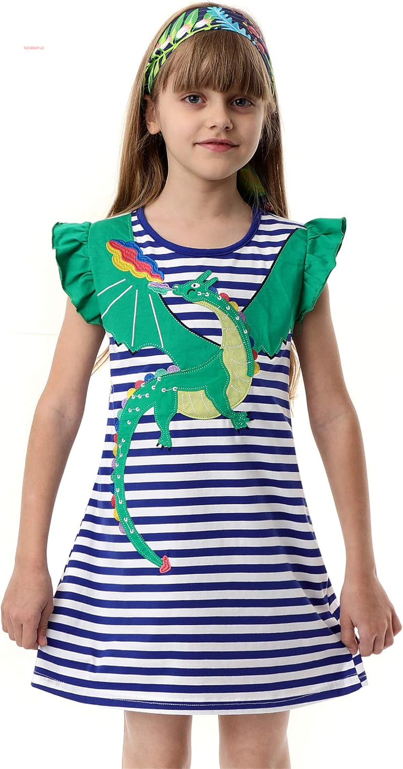 Little Girls Short Sleeve Dresses