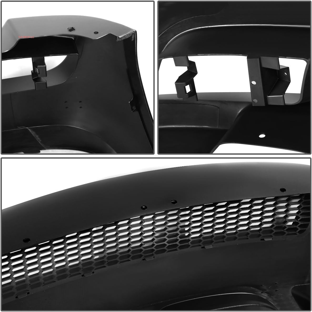 M3 Style Front Bumper with Fog Lights Compatible with 09-11 E90 4-Door, FBP-FL-005