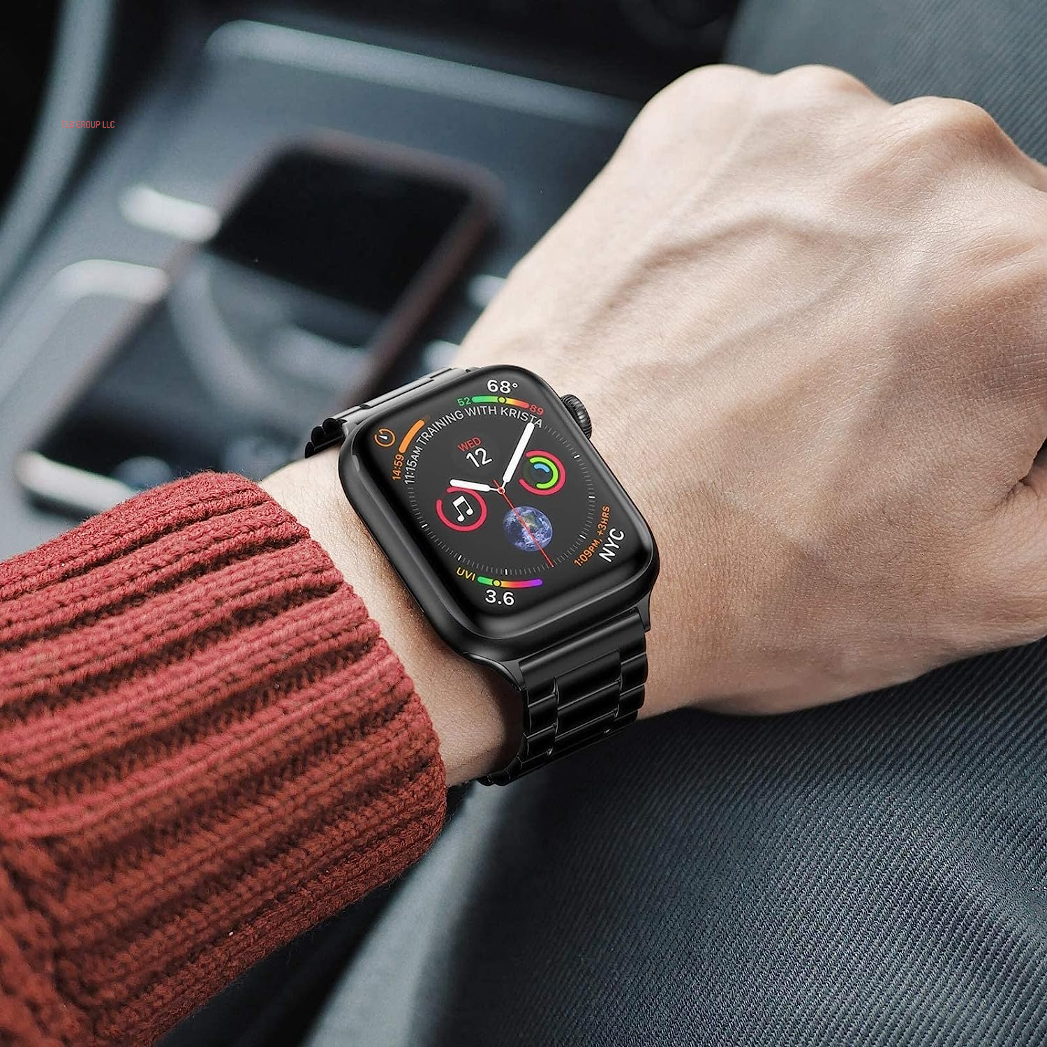 Metal Band Compatible with Apple Watch Band 49Mm 46Mm 45Mm 44Mm 42Mm 41Mm 40Mm 38Mm Men & Women, Business Stainless Steel Strap for Iwatch Bands Ultra 2, SE, Ultra Series 9 8 7 6 5 4 3 2 1
