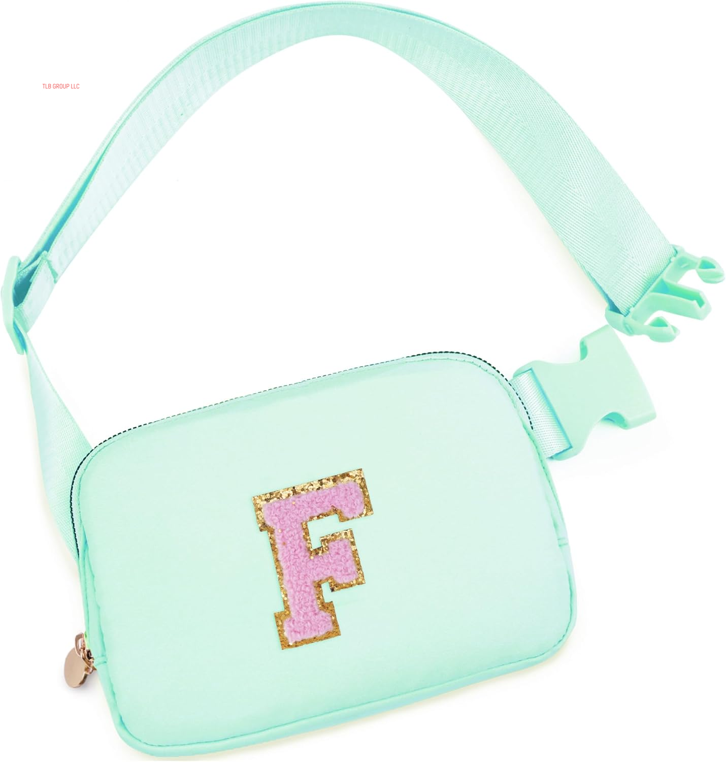 Personalized Belt Bag for Women Girls - Fashion Mini Waist Packs with Adjustable Strap - Trendy Travel Fanny Pack Crossbody Bags with Initial Letter - Teen Gifts | Cream,J