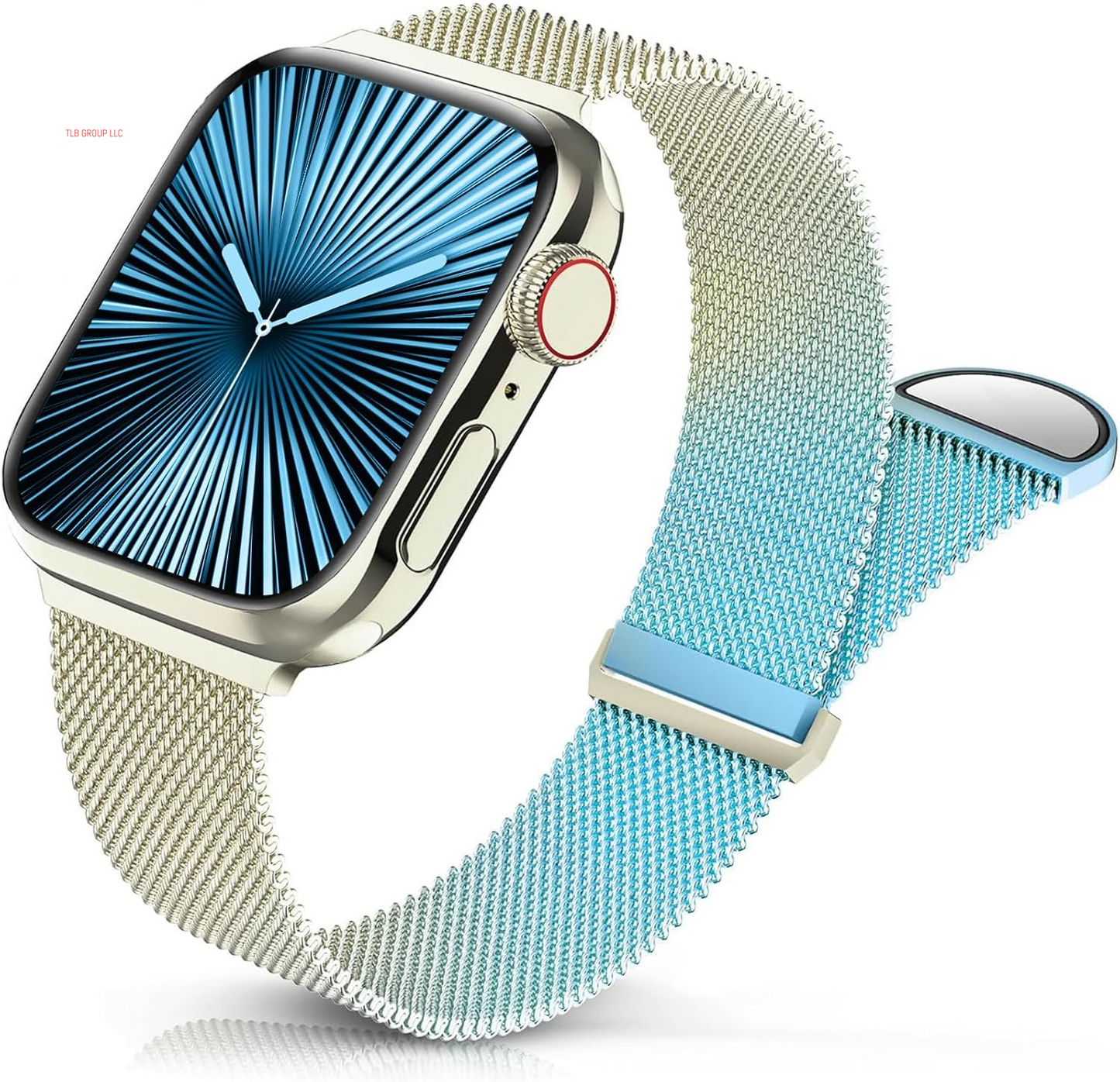 Milanese Mesh Loop Compatible with Apple Watch Bands 42Mm 44Mm 45Mm 46Mm 49Mm 38Mm 40Mm 41Mm for Men Women, Stainless Steel Mesh Strap for Iwatch Series 10 9 8 7 6 SE 5 4 3 2 1 Ultra