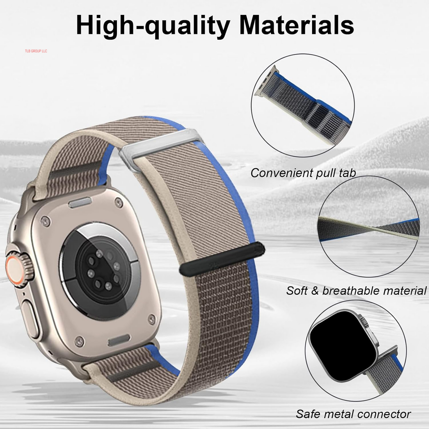 7 Pack Trail Loop+Alpine Loop+Ocean Band Compatible with Apple-Watch-Ultra-Band 49Mm 45Mm 44Mm for Men Women,Breathable for Iwatch Ultra/Ultra 2 SE Series 9/8/7/6/5/4