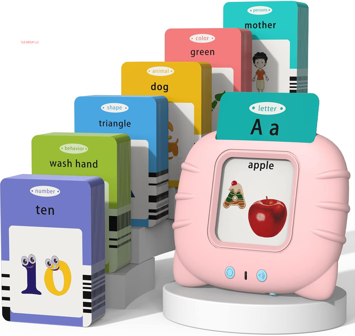 Talking Cards for Toddlers, Speech Therapy Toys Autism Toys, ABC 123 Sight Words Etc, Educational Learning Interactive Toys with Giftable Package (510-Blue (New ABC+123+ 3 Songs))