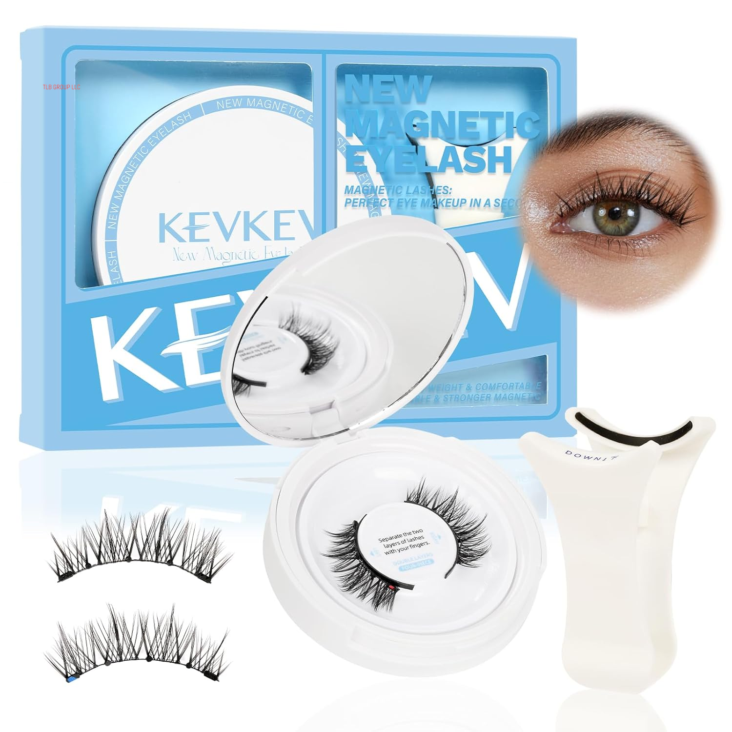 Lash Clusters Kit Lash Extension Kit D Curl Eyelash Extension Kit 280 Pcs Eyelash Clusters Kit Cluster Eyelash Extensions Individual Lashes Kit with Lash Bond and Seal Eyelash Tweezers