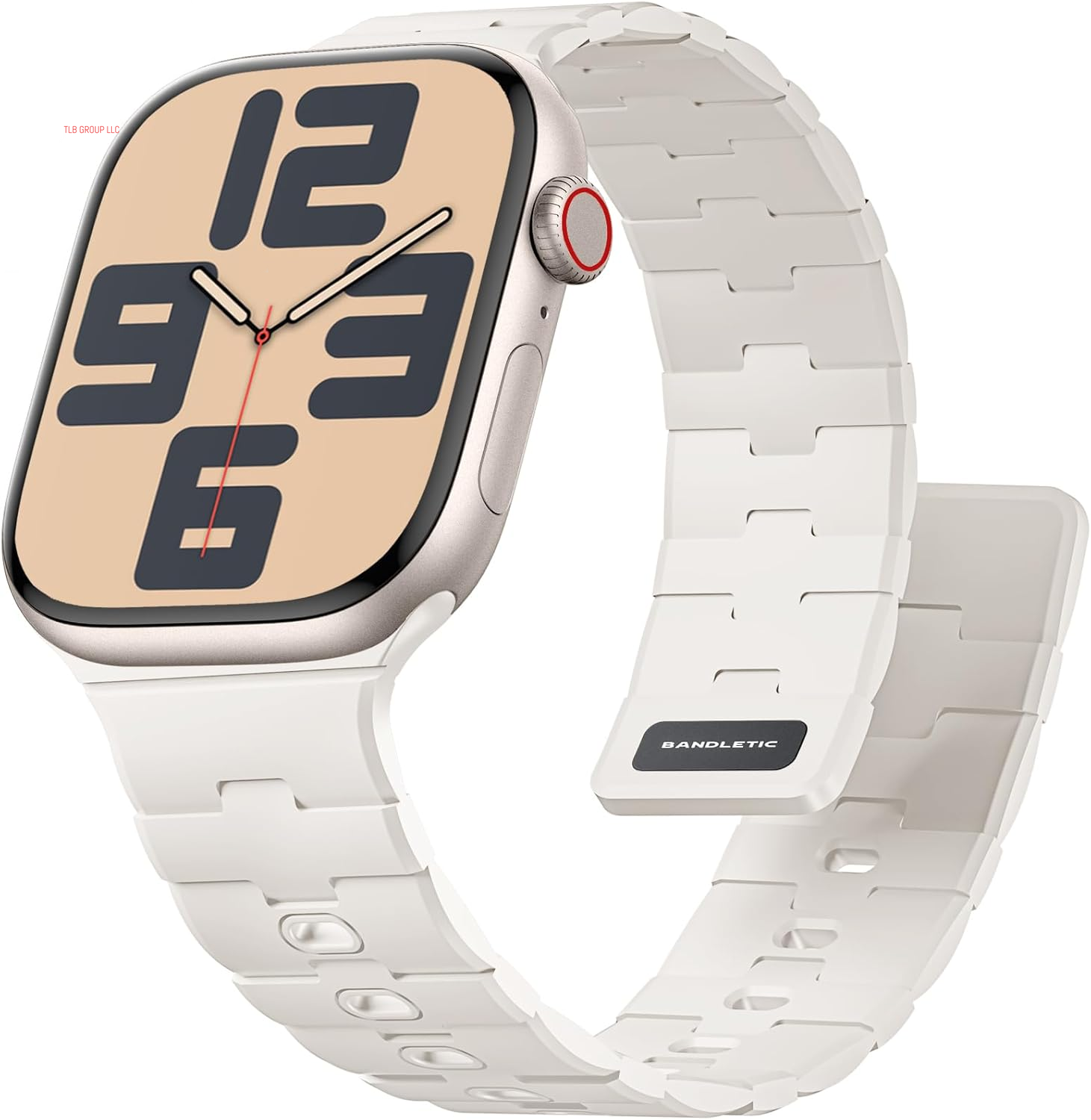 Magnetic Watchband Compatible with Apple Watch Bands for Men 45Mm 44Mm 46Mm 49Mm 42Mm Women, Soft Silicone Sport Strap for Iwatch Band Series 10 Ultra 2 SE 9 8 7 6 5 4, A-Starlight