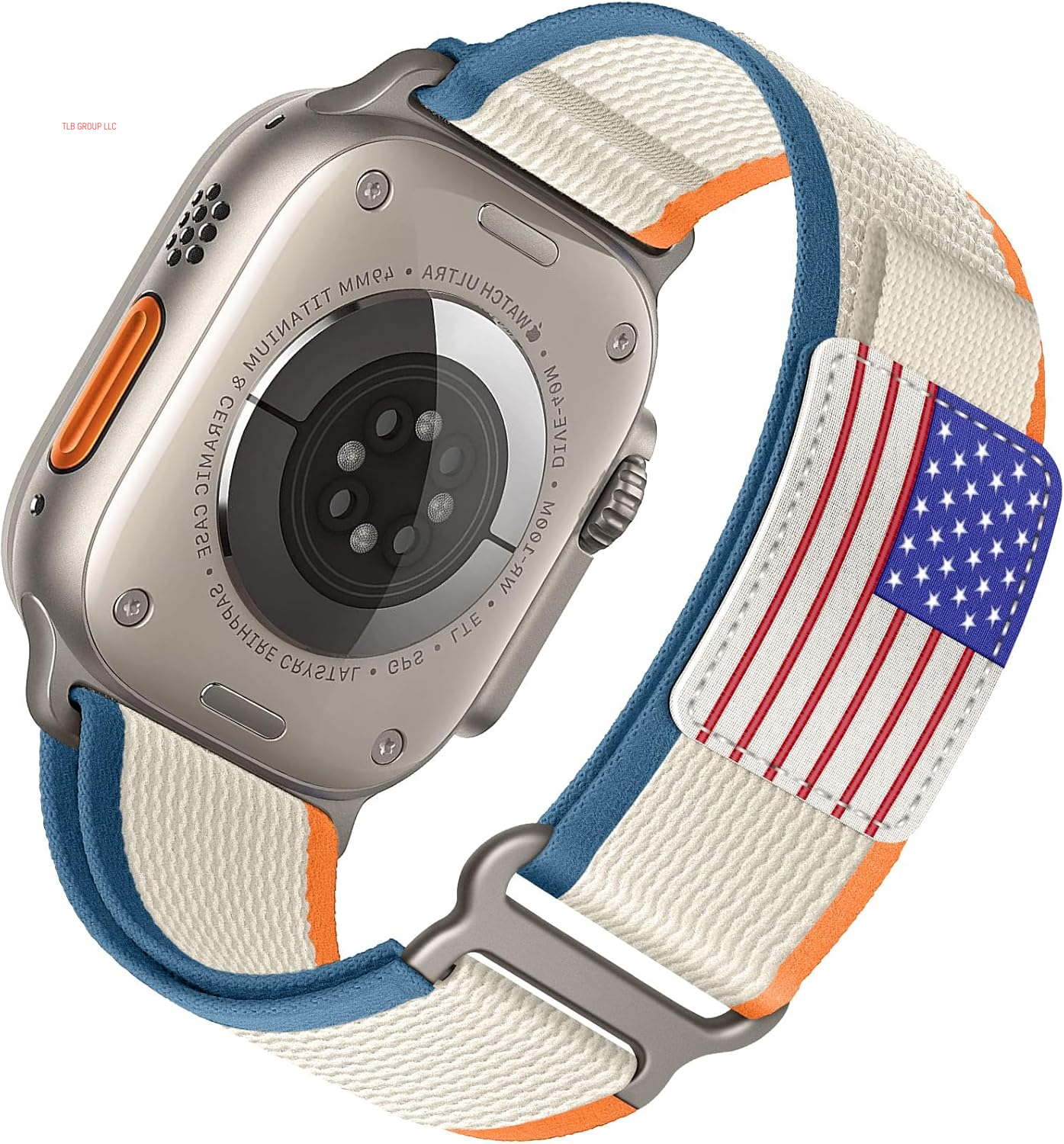 Trail Loop Nylon Band - Compatible with Apple Watch Ultra 2 Band 49Mm 46Mm 45Mm 44Mm 42Mm 41Mm 40Mm 38Mm Men Women,Rugged Braided Elastic Weave Sport Strap for Iwatch Ultra Series 10/9/8/7/6/SE/5/4/3