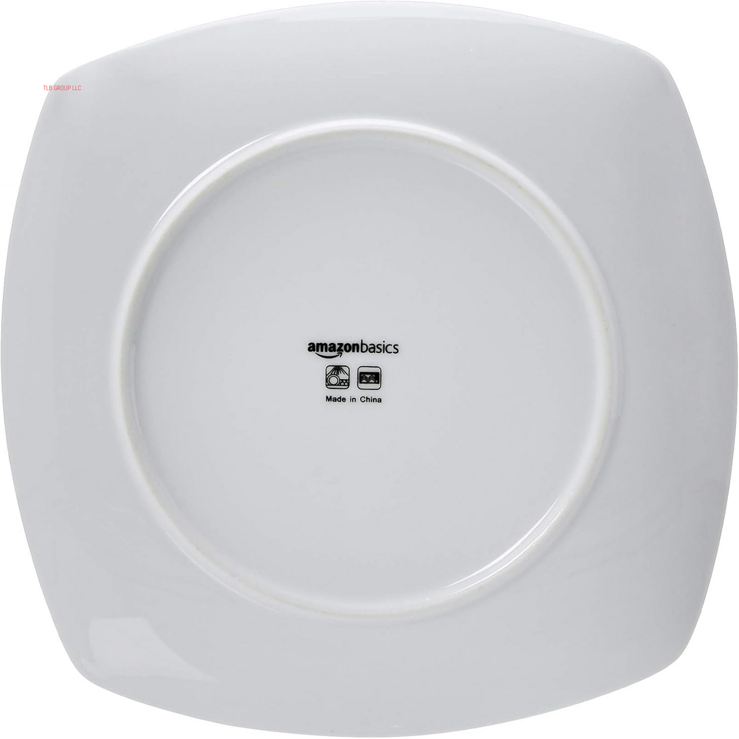 18 Piece Kitchen Dinnerware Set - Square Plates, Bowls, Service for 6 - Modern Beams