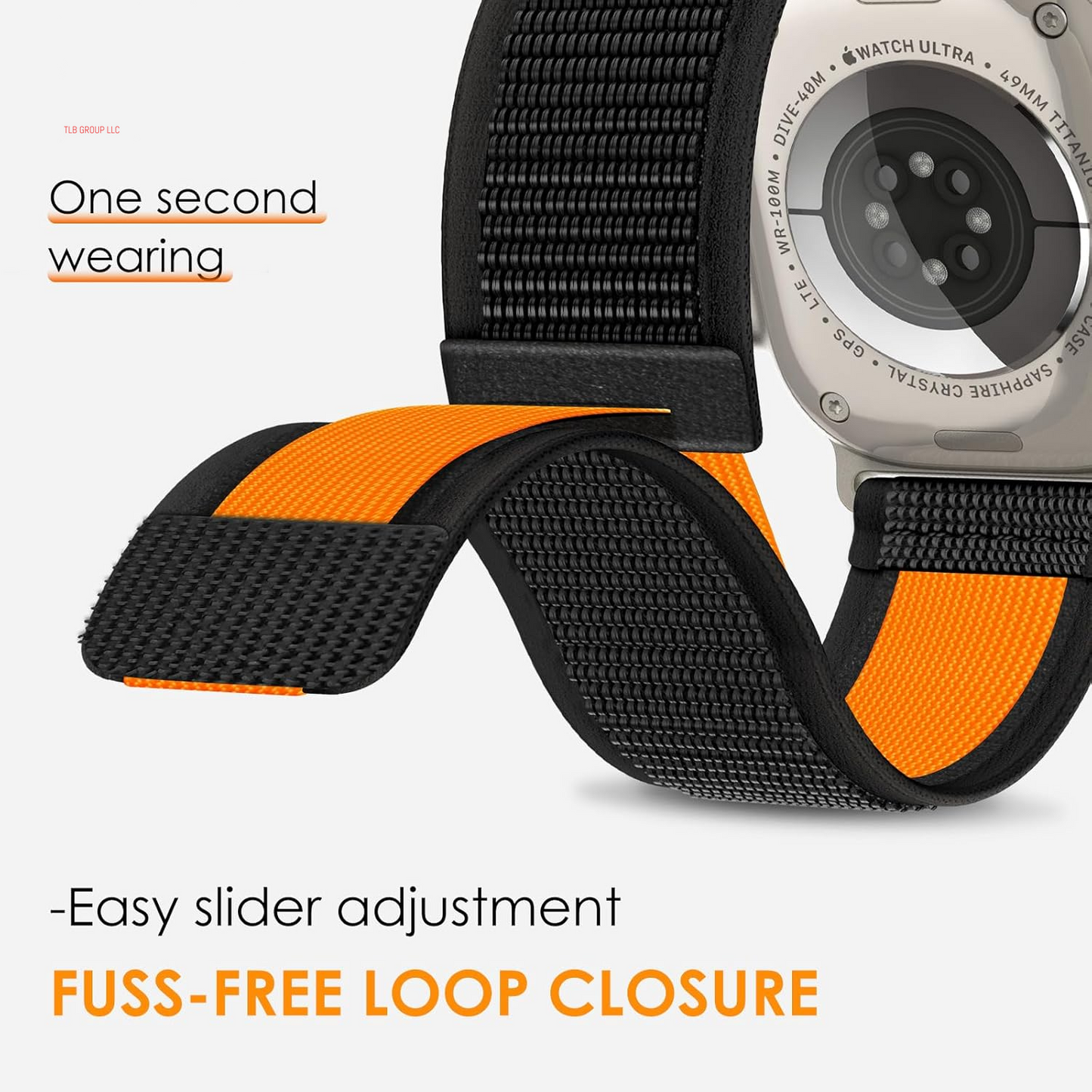 Trail Loop Nylon Band Compatible for Apple Watch Ultra Band Ultra 2 Series 9 Series 8 Series7 SE 6 5 4 3 2 1