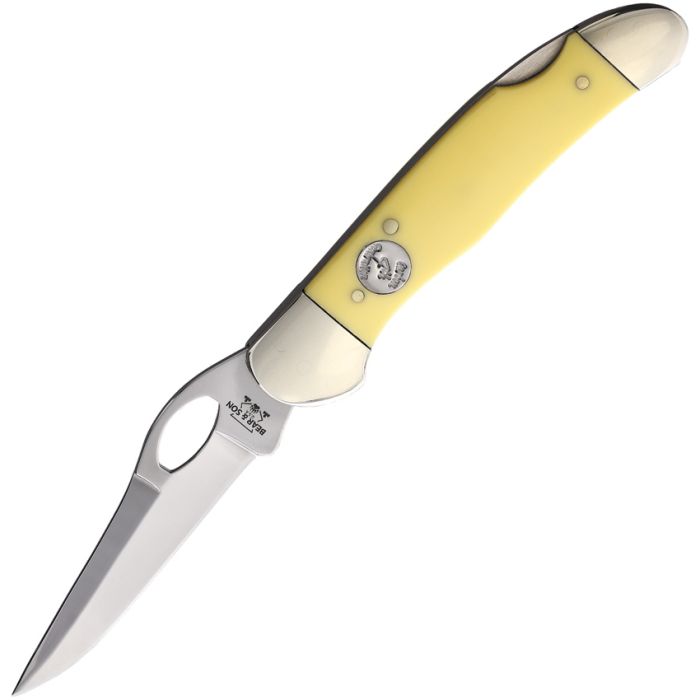 Bear & Son Lockback Yellow Delrin