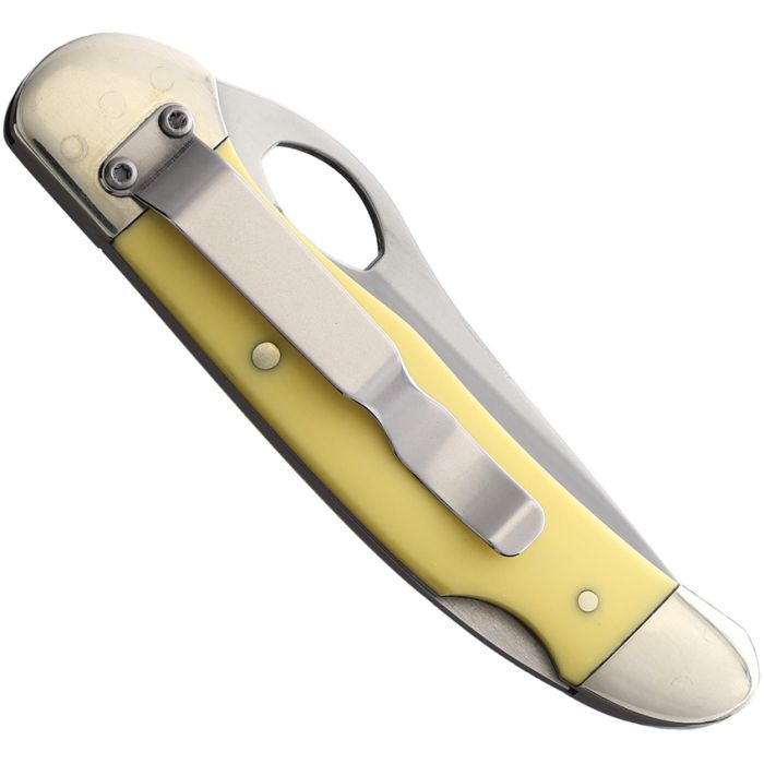 Bear & Son Lockback Yellow Delrin