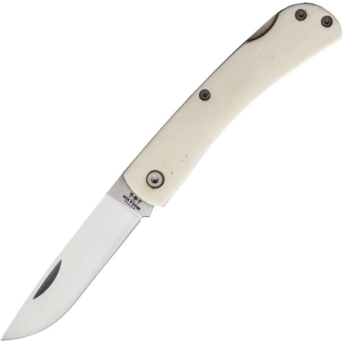 Bear & Son Small Lockback White Bone