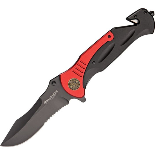 Boker Magnum Rescue Linerlock Fire Dept