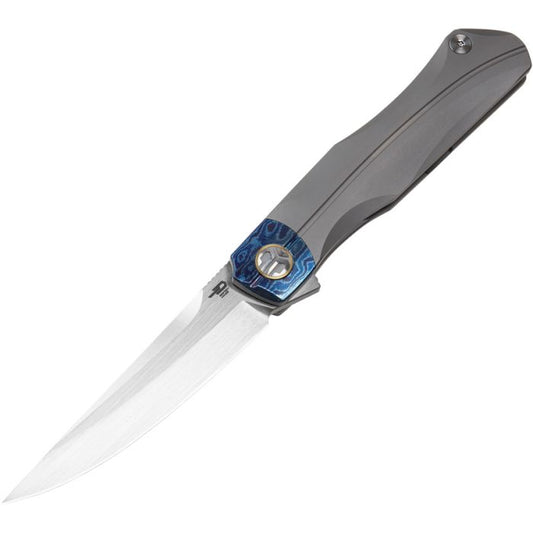 Bestech Knives Thyra Framelock Gray Timascus