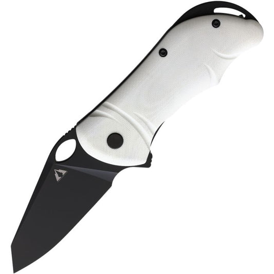 CMB Made Knives Hippo Linerlock D2 White