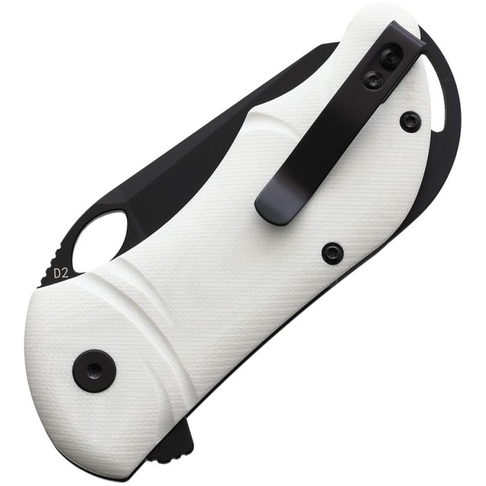 CMB Made Knives Hippo Linerlock D2 White