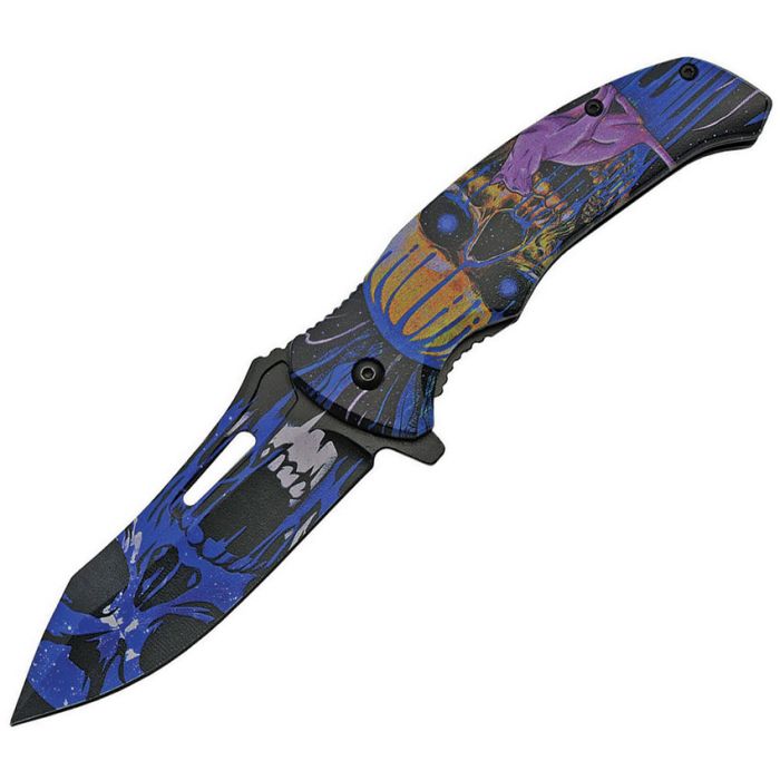 China Made Cat Eye Linerlock Blue