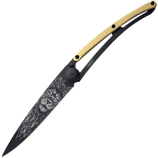 Deejo Tattoo Linerlock 37g Lion