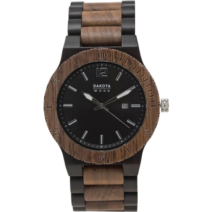 Wood Watch Blk