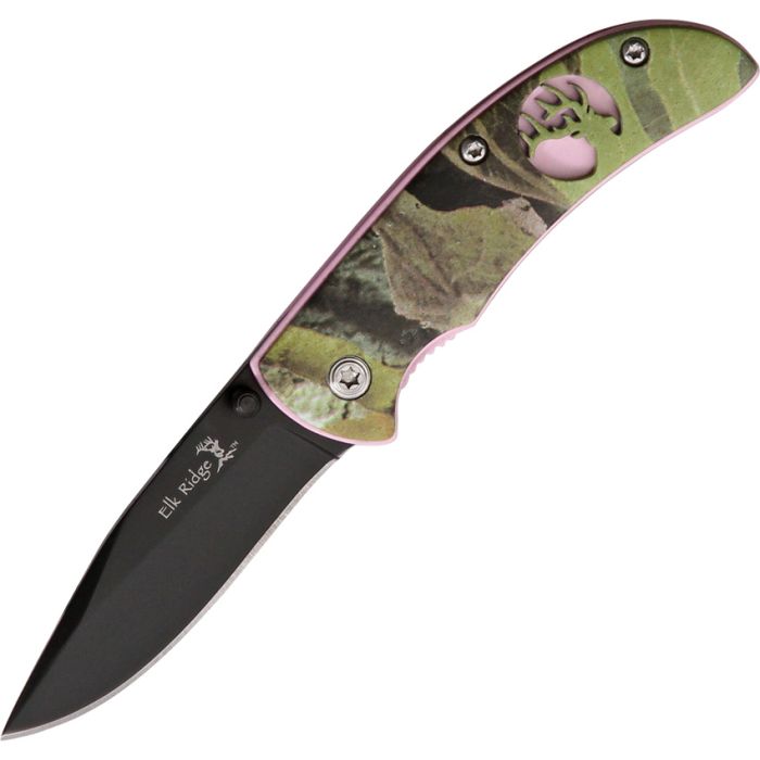 Elk Ridge Pink Camo Linerlock