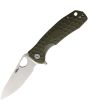 Honey Badger Knives Large Leaf Linerlock Green